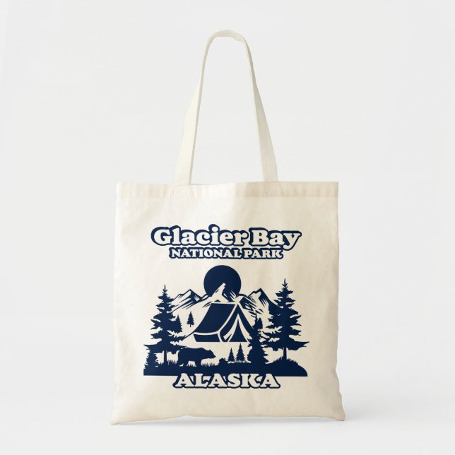 Tote Bag Baie Glacier Alaska (Devant)