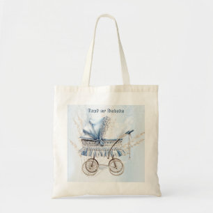 Tote Bag Baignoire Bleue Bleu Flore Belle