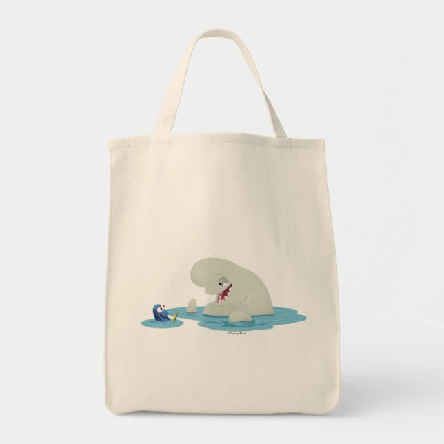 Tote Bag Bailey & Dory | Nager avec des amis (Devant)