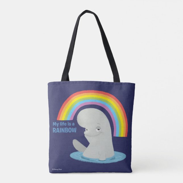 Tote Bag Bailey| Ma vie est un arc-en-ciel (Dos)