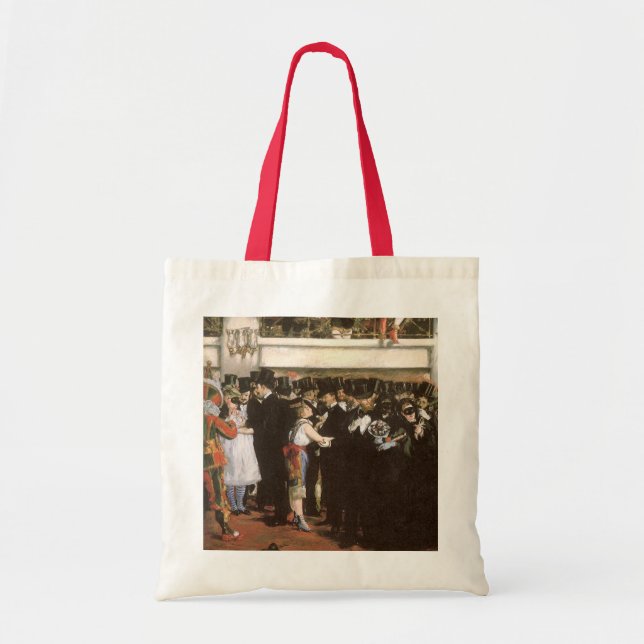 Tote Bag Bal masqué à l'Opéra par Edouard Manet (Devant)
