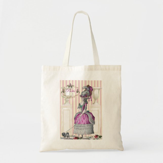 Tote Bag Balade de matin en bas des Champions-Élysées (Devant)