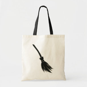 Tote Bag Balai de Sorcière Minimaliste – Conception de Pinc