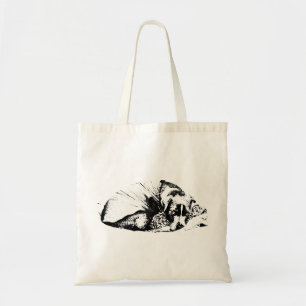 Tote Bag Balayage calme, rues d'automne