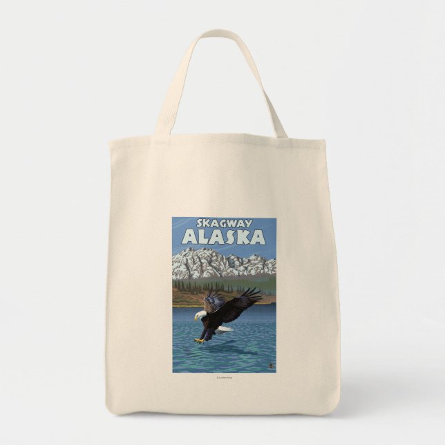 Tote Bag Bald Eagle Diving - Skagway, Alaska (Devant)