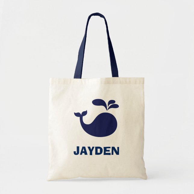 Tote Bag Baleine Fourre-tout (Devant)