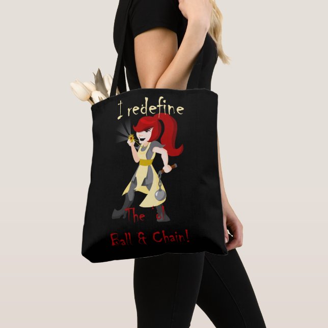 Tote Bag Balle et chaîne (De près)