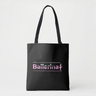 Tote Bag Ballerina - Ballet Dancer Arch Art minimaliste