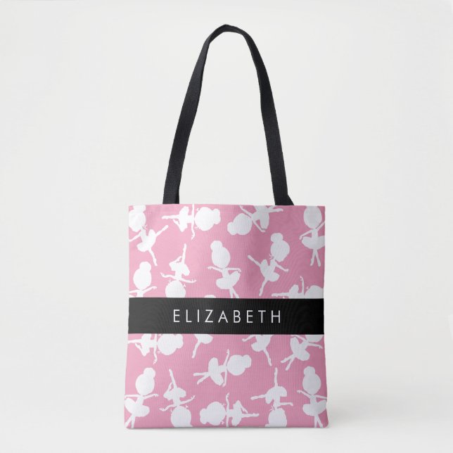 Tote Bag Ballerina Motif, Filles de ballet, Danse, Votre No (Devant)