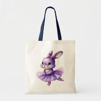Tote Bag Ballerine de lapin mignonne danse ballet