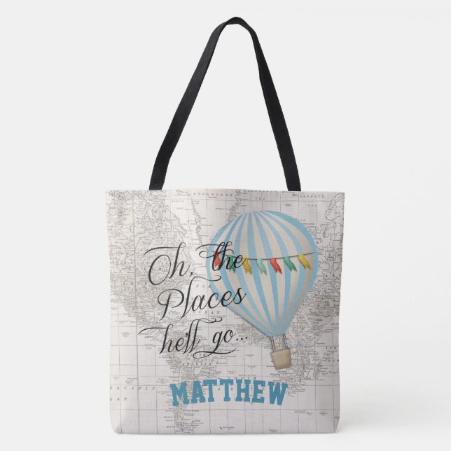 Tote Bag Ballon à air chaud (Devant)
