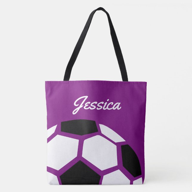 Tote Bag Ballon de football élégant à la mode personnalisé (Devant)