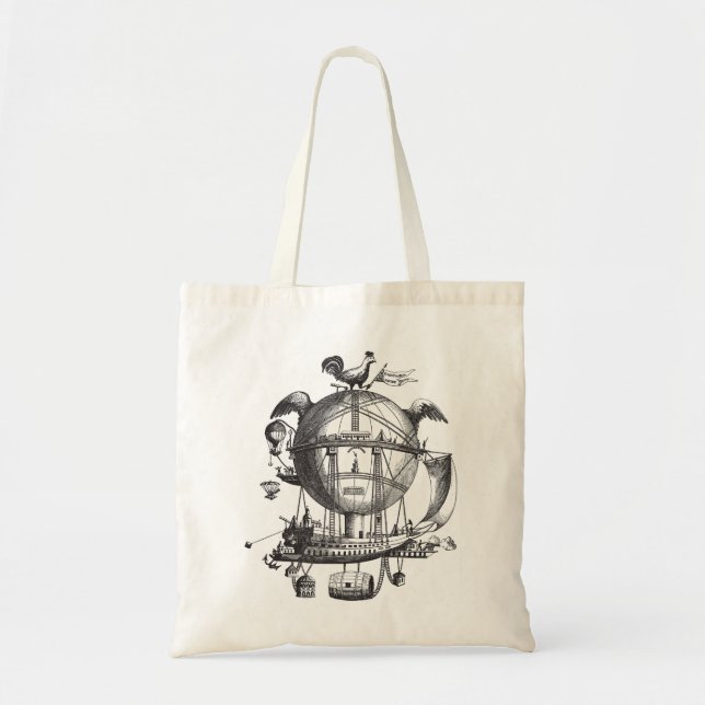 Tote Bag Balloon vintage Fourre-tout (Devant)