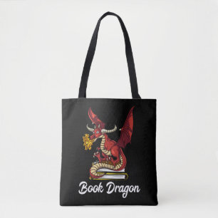 Tote Bag Ballot de geek de lecture de littérature de dragon