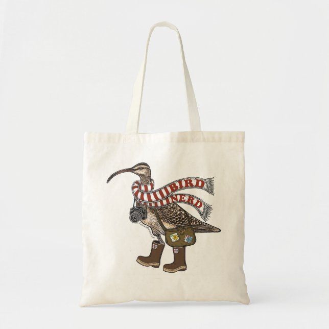 Tote Bag Ballot d'oiseau - courlis cendré de Thighed de (Devant)