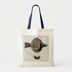 Tote Bag Ballotte à air chaud avec plume de queue