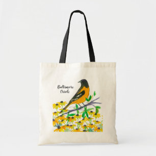 Tote Bag Baltimore Oriole Aquarelle Oiseau