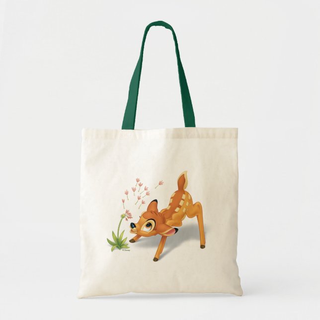 Tote Bag Bambi regarde les graines de pissenlit volée (Devant)