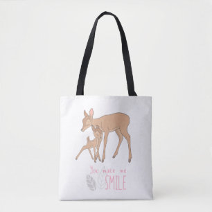 Tote Bag Bambi  Tu me fais sourire