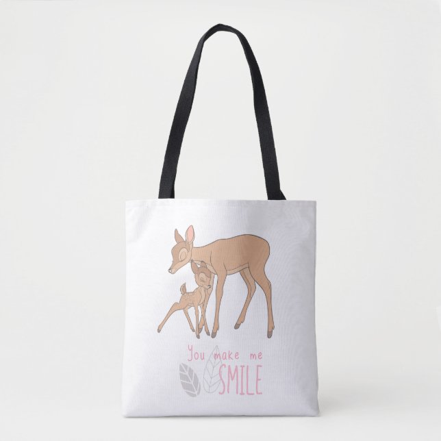 Tote Bag Bambi| Tu me fais sourire (Devant)