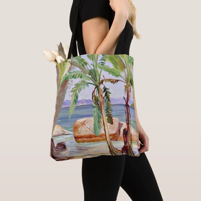 Tote Bag Bananes et rochers à Paqueta, Brésil, (De près)