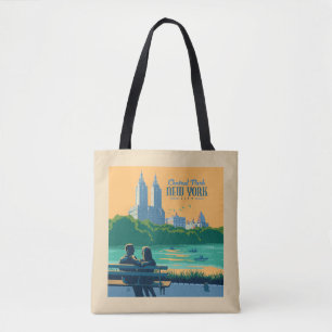 Tote Bag Banc de New York Central Park