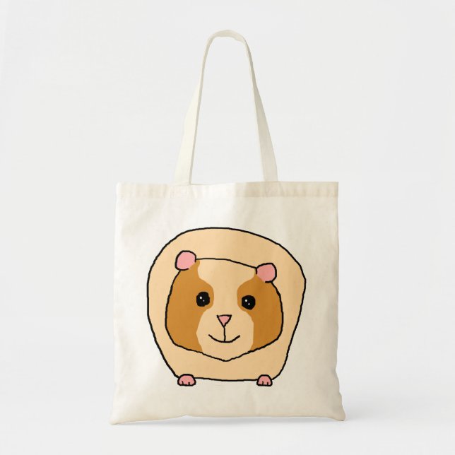 Tote Bag Bande dessinée de cobaye (Devant)