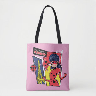 Tote Bag Bande dessinée Miraculaire Ladybug Parisienne
