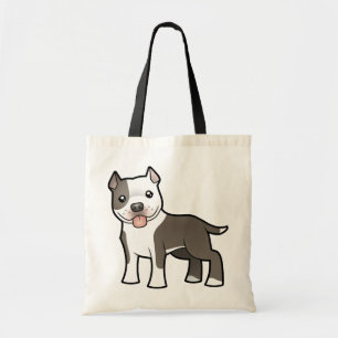 Tote Bag Bande dessinée Pitbull/Staffordshire Terrier