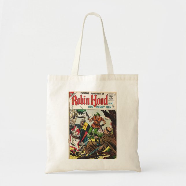 Tote Bag Bande dessinée rétro Robin Hood (Devant)