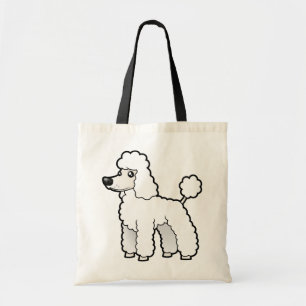 Tote Bag Bande dessinée standard/caniche de miniature/joue