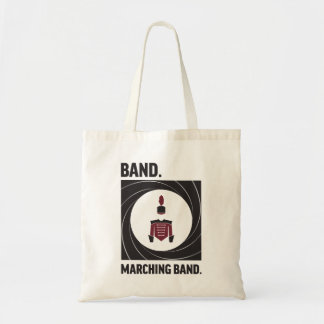 Tote Bag Bande - fanfare (rouge foncé)