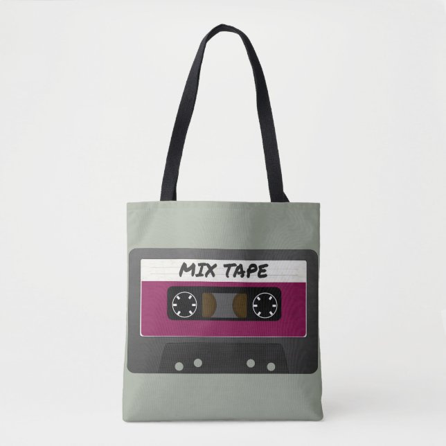 Tote Bag Bande Mélange Violet - 80s Et 90s Cadeau Inspiré R (Devant)