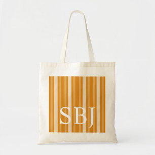 Tote Bag Bande victorienne Marigold avec Monogramme