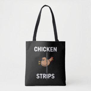 Tote Bag Bandes de Poulet Pun Drôles Blagues Sarcasme Vie 