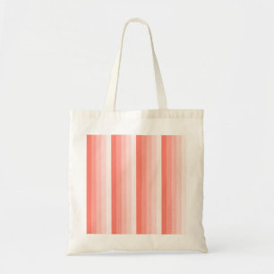 Tote Bag Bandes d'ombre de pêche corail