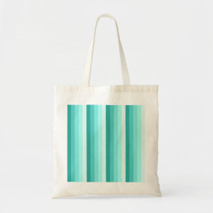 Tote Bag Bandes d'ombre turquoise
