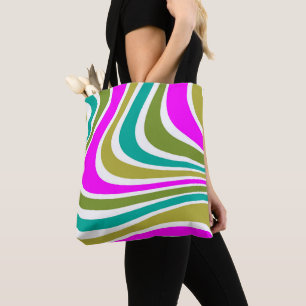 Tote Bag Bandes et plaids