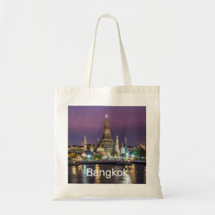 Tote Bag Bangkok Wat Arun Sunset BKK Thaïlande Souvenir