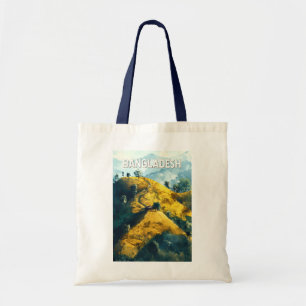 Tote Bag Bangladesh Illustration Voyage Art Vintage