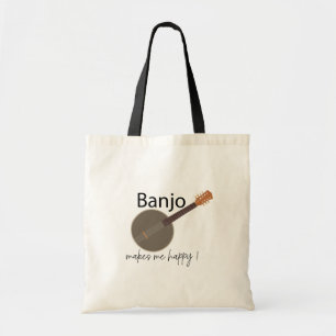 Tote Bag Banjo Me Rend Heureux