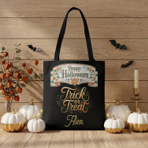 Bannière Joyeux Halloween Trick or Treat Enfants V