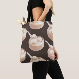 Tote Bag Bao Buns à vapeur avec thé