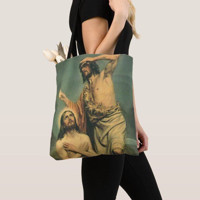 Tote Bag Baptême de Jésus Christ par Jean le Baptiste (De près)