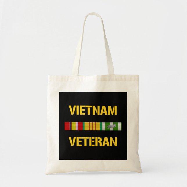 Tote Bag Bar à ruban vétéran du Vietnam (Devant)
