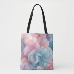 Tote Bag Barbe à papa abstraite