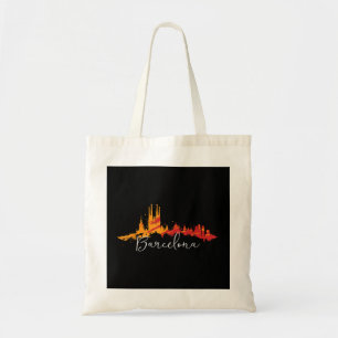 Tote Bag Barcelona Souvenir Espagnol Vacances T Chemise Cad