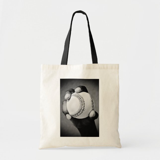 Tote Bag baseball en main (Devant)