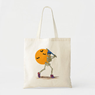 Tote Bag Baseball Skeleton Halloween Hommes garçons Basebal