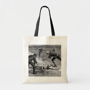 Tote Bag Baseball vintage par Thure De Thulstrup, 1885